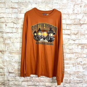 Harley Davidson of Atlantic City NJ Brotherhood Long Sleeve Tshirt Size 2X NEW